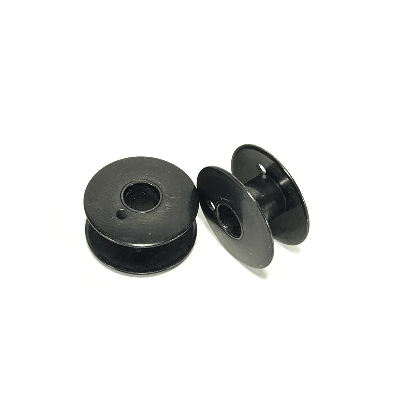 Vtg Singer Sewing Machine Class 66 One Hole Bobbins Lot of 2 Simanco 32522 Blackside